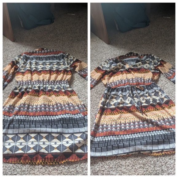 Multi-Color Design Dress - Picture 1 of 3